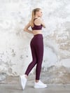 Cepli Spor Tayt Mürdüm Rengi 786