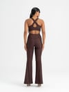 Flare Fit İspanyol Paça Tayt Kahverengi 1269