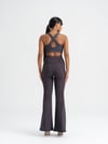 Flare Fit İspanyol Tayt Füme (Antrasit) Renk 1268
