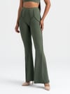 Flare Fit İspanyol Tayt Haki Renk 1266