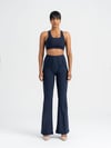 Flare Fit İspanyol Tayt Lacivert Renk 1267