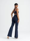 Flare Fit İspanyol Tayt Lacivert Renk 1267