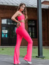 İspanyol Paça Tayt Neon Pembe 451