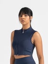 Lacivert Sculpt Line Spor Büstiyer
