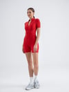 Şort Sculpt Line Jumpsuit Kırmızı Renk 3501