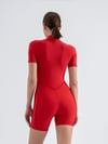Şort Sculpt Line Jumpsuit Kırmızı Renk 3501