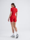 Şort Sculpt Line Jumpsuit Kırmızı Renk 3501