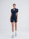 Şort Sculpt Lİne Jumpsuit Lacivert Renk 3502