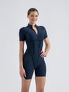 Şort Sculpt Lİne Jumpsuit Lacivert Renk 3502