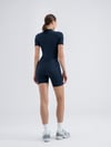 Şort Sculpt Lİne Jumpsuit Lacivert Renk 3502