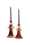 Amber Taşlı İthal Şamdan Seti