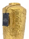 Döküm Dokulu Gold Vazo