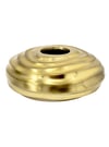 Gold Helezon Metal Vazo Yatay