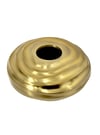 Gold Helezon Metal Vazo Yatay