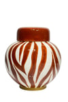 Kiremit Zebra Seramik Küp