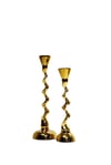 Metal Parlak Gold Mumluk Seti