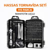 115 Parça Manyetik Uçlu Hassas Tornavida Seti