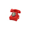 Kırmızı Ankesörlü Telefon Biblosu - Vintage Tasarım - Reçine Süs Eşyası