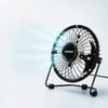 Masaüstü Mini USB Fan - Metal Gövdeli - Ultra Sessiz