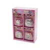 Mini Yuvarlak Not Defteri - Cep Aynası Modeli - Zincirli Kulp - Puf Kapak