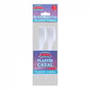 Plastik Çatal Seti - 10'lu Paket - Beyaz Renk - Kullan At Çatal