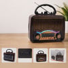 Solar Nostalji Müzik Kutusu - Şarjlı - FM Radyo - Bluetooth Özellikli - Retro Tasarımlı