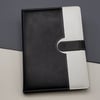 Tarihsiz Ajanda Defter Siyah Beyaz Renk