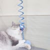 Yaylı Asılabilir Peluş Kedi Oyuncağı - Elastik - Ponponlu Olta