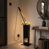 1900-12 Çiçekli Lambader L160*W160*H720