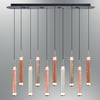 2824-10AS-28 Flute 10'lu Sıralı Sarkıt Mixed 
