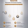 2849-5AS-28 Rustam 5'li Sıralı Sarkıt Mix Mixed