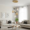 2849-6A-28 Rustam 6'lı Sarkıt Mix Mixed
