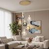 2849-6A-28 Rustam 6'lı Sarkıt Mix Mixed