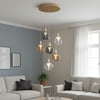 2849-6A-28 Rustam 6'lı Sarkıt Mix Mixed