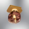 2856-1-32 Cubes Tekli Cam Plafonyer ROSE GOLD