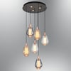 2860-6A-28 Siam 6'lı Sarkıt Mix Mixed