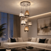 2866-6A-28 Monti 6'lı Sarkıt Mix Mixed