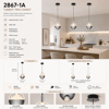 2867-1A-24 Turbot Tekli Sarkıt PLATİN