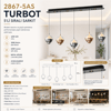 2867-5AS-28 Turbot 5'li Sıralı Sarkıt Mix Mixed