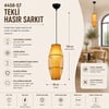 4458-57 Tekli Hasır Sarkıt 20X40 Cm 