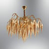 6001-60 Salkım Sarkıt Avize Mat Gold 60cm