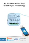  Tek Kanal Akıllı Wifi Anahtar Rölesi  RF + WIFI