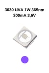 1W 3030 UVA 365nm 300mA 3,6V