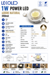 1W POWER LED 4000K NATURAL 350mA