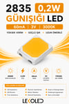 2835 0,2W 3000K GÜNIŞIĞI 60mA 3V SMD LED 
