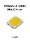 2835 0,2W 6500K BEYAZ 60mA 3V SMD LED 