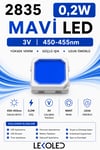 2835 0,2W MAVİ 60mA 3V SMD LED 