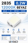 2835 60mA 12000K BEYAZ 0.2W SMD LED