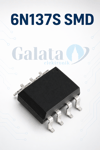 6N137S Fairchild SMD-8 10Mbit/s Yüksek Hızlı Optokuplör