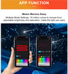 9W 12 LED RGB Işık Fiber Optik Meteor Tavan Yıldız Kayar Modülü / App Kontrollü